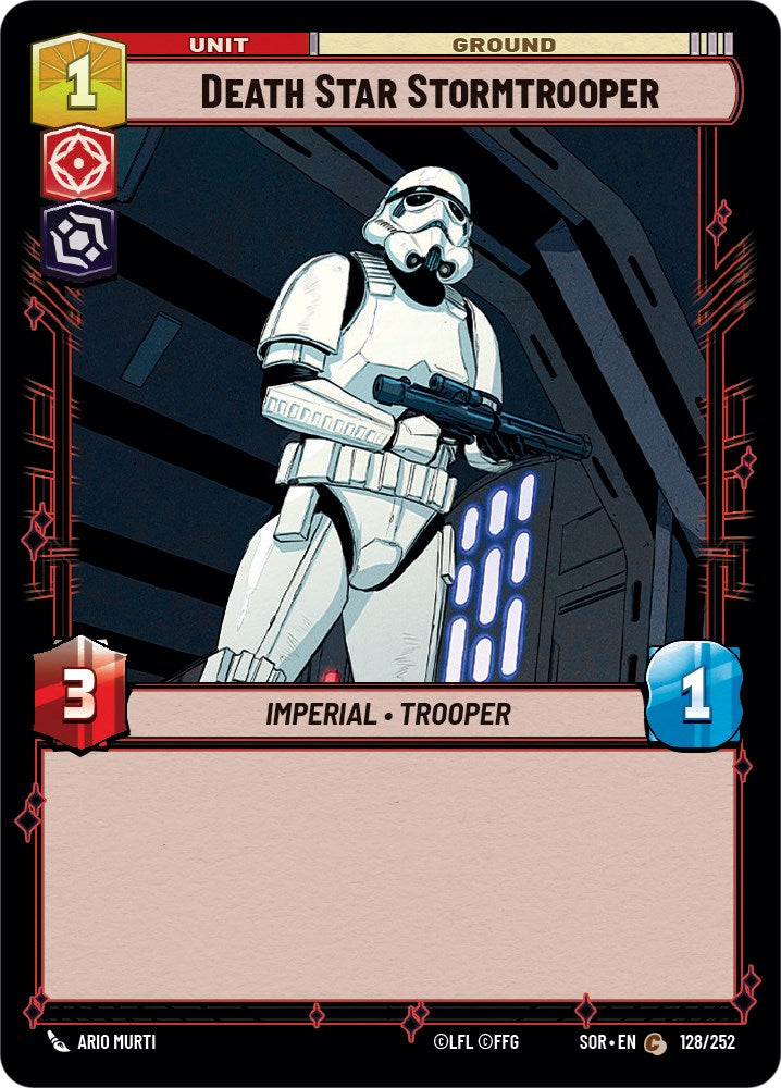 Death Star Stormtrooper (128/252) [Spark of Rebellion] | Jomio and Rueliete's Cards and Comics