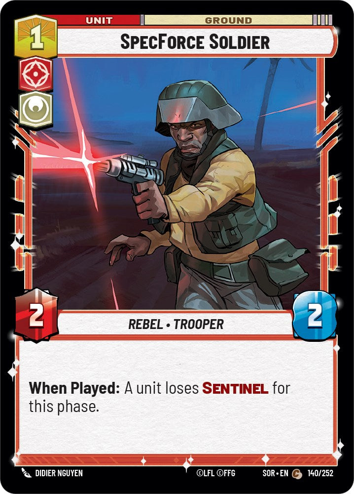 SpecForce Soldier (140/252) [Spark of Rebellion] | Jomio and Rueliete's Cards and Comics
