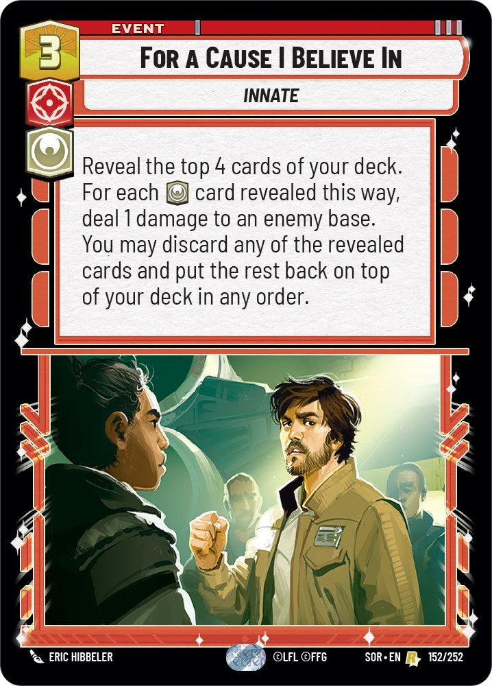 For A Cause I Believe In (152/252) [Spark of Rebellion] | Jomio and Rueliete's Cards and Comics