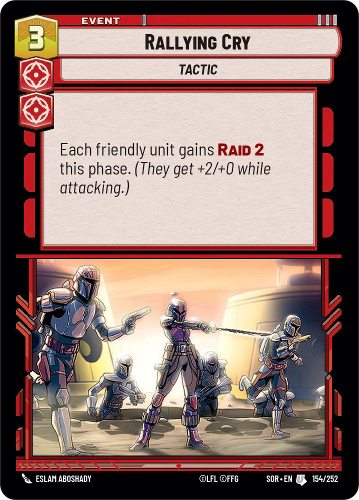 Rallying Cry (154/252) [Spark of Rebellion] | Jomio and Rueliete's Cards and Comics
