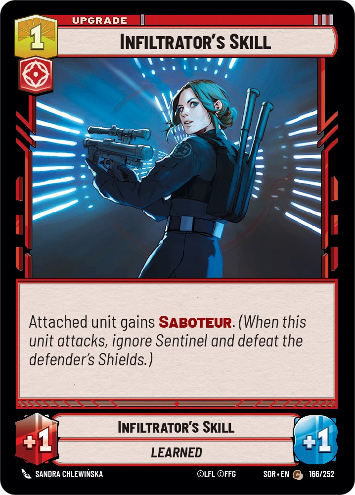 Infiltrator's Skill (166/252) [Spark of Rebellion] | Jomio and Rueliete's Cards and Comics
