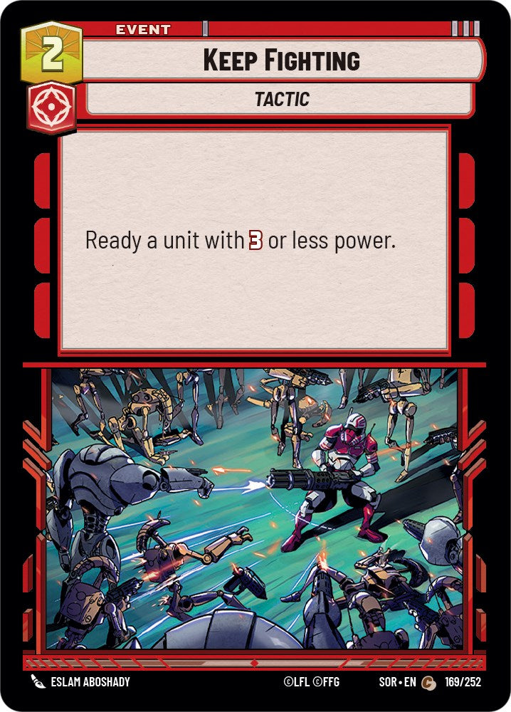 Keep Fighting (169/252) [Spark of Rebellion] | Jomio and Rueliete's Cards and Comics