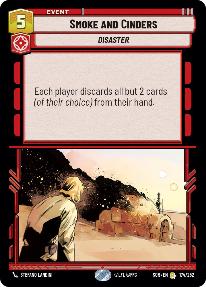 Smoke and Cinders (174/252) [Spark of Rebellion] | Jomio and Rueliete's Cards and Comics