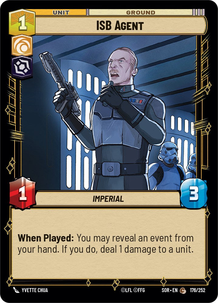 ISB Agent (176/252) [Spark of Rebellion] | Jomio and Rueliete's Cards and Comics