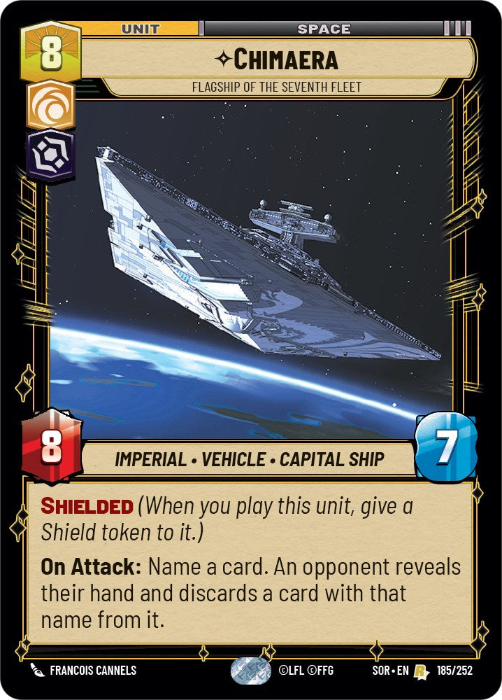 Chimaera - Flagship of the Seventh Fleet (185/252) [Spark of Rebellion] | Jomio and Rueliete's Cards and Comics