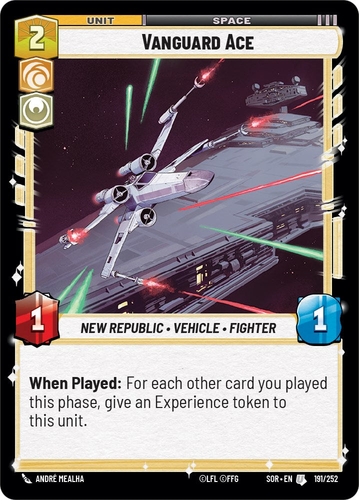 Vanguard Ace (191/252) [Spark of Rebellion] | Jomio and Rueliete's Cards and Comics