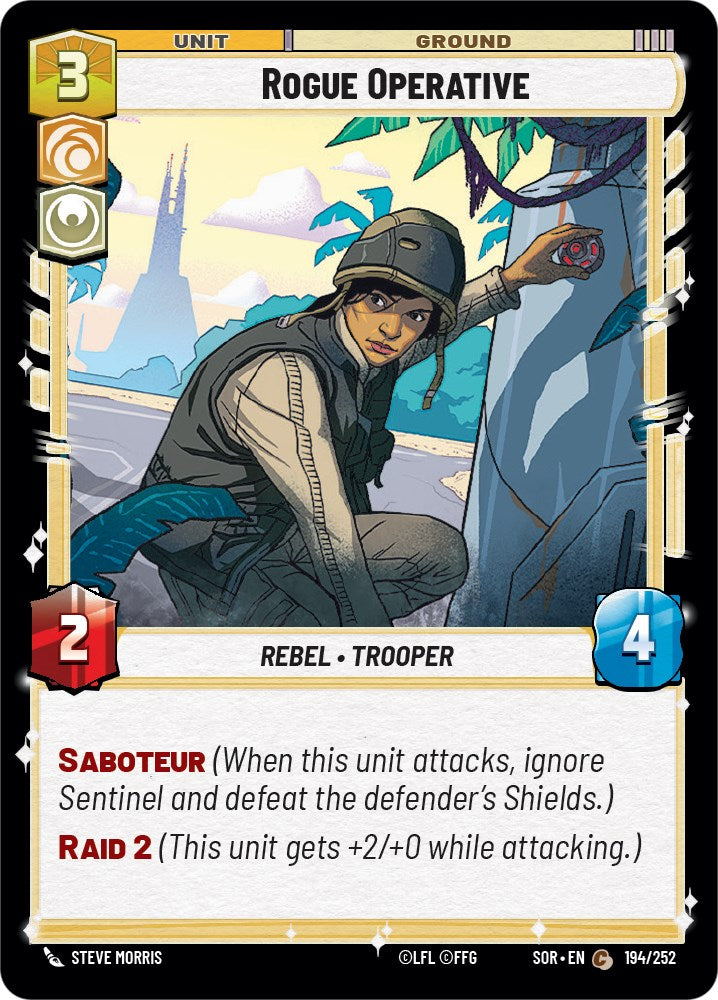 Rogue Operative (194/252) [Spark of Rebellion] | Jomio and Rueliete's Cards and Comics