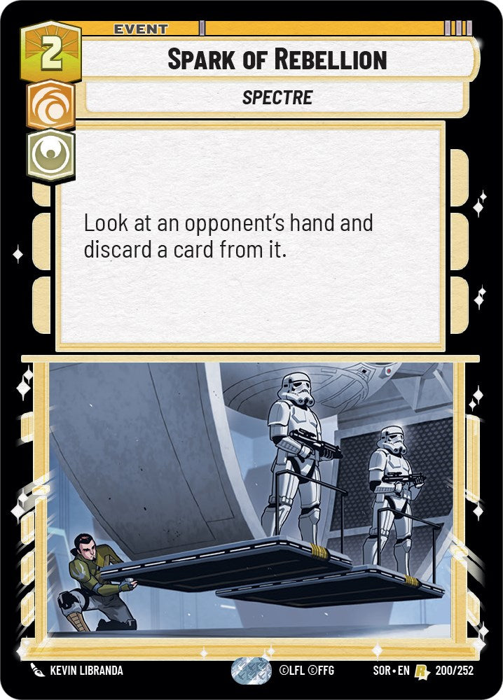 Spark of Rebellion (200/252) [Spark of Rebellion] | Jomio and Rueliete's Cards and Comics
