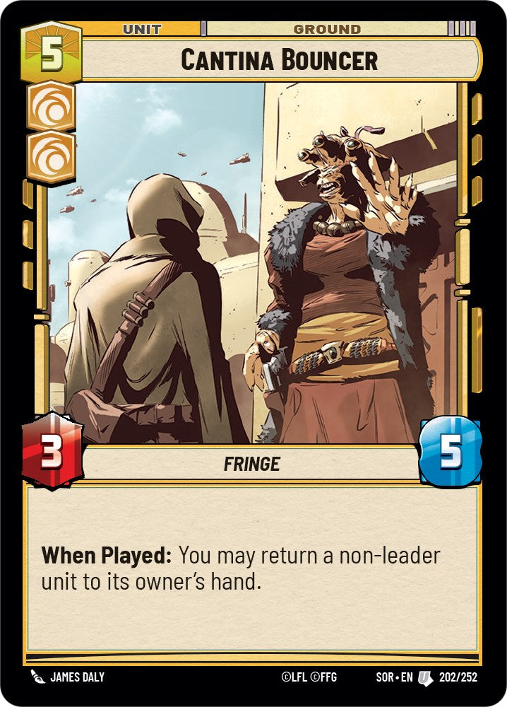 Cantina Bouncer (202/252) [Spark of Rebellion] | Jomio and Rueliete's Cards and Comics