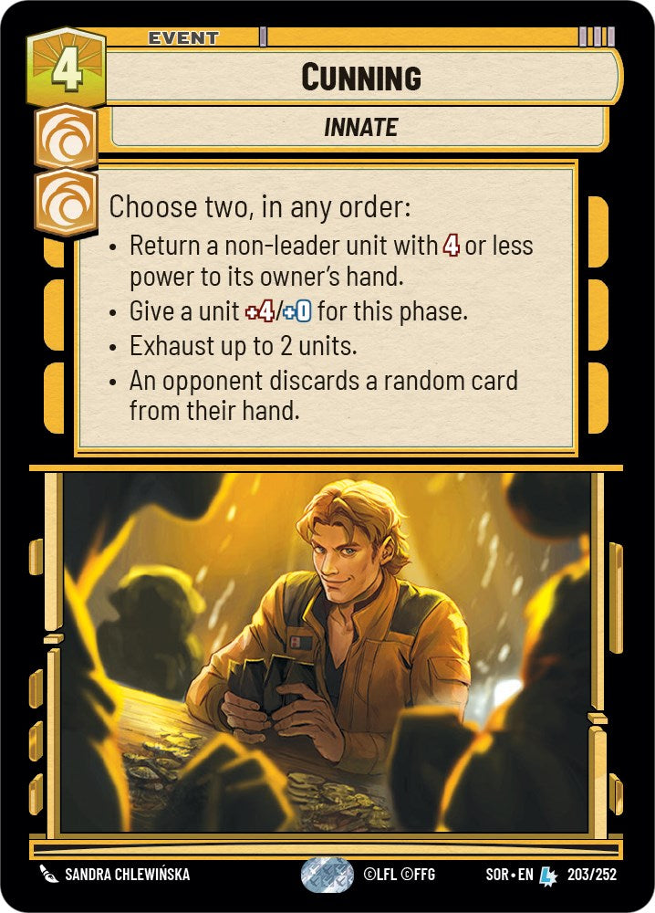 Cunning (203/252) [Spark of Rebellion] | Jomio and Rueliete's Cards and Comics