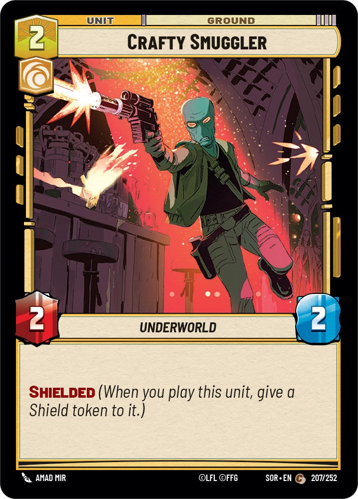 Crafty Smuggler (207/252) [Spark of Rebellion] | Jomio and Rueliete's Cards and Comics