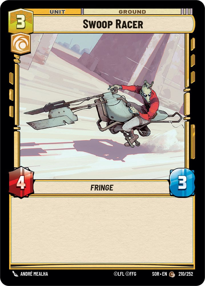 Swoop Racer (210/252) [Spark of Rebellion] | Jomio and Rueliete's Cards and Comics