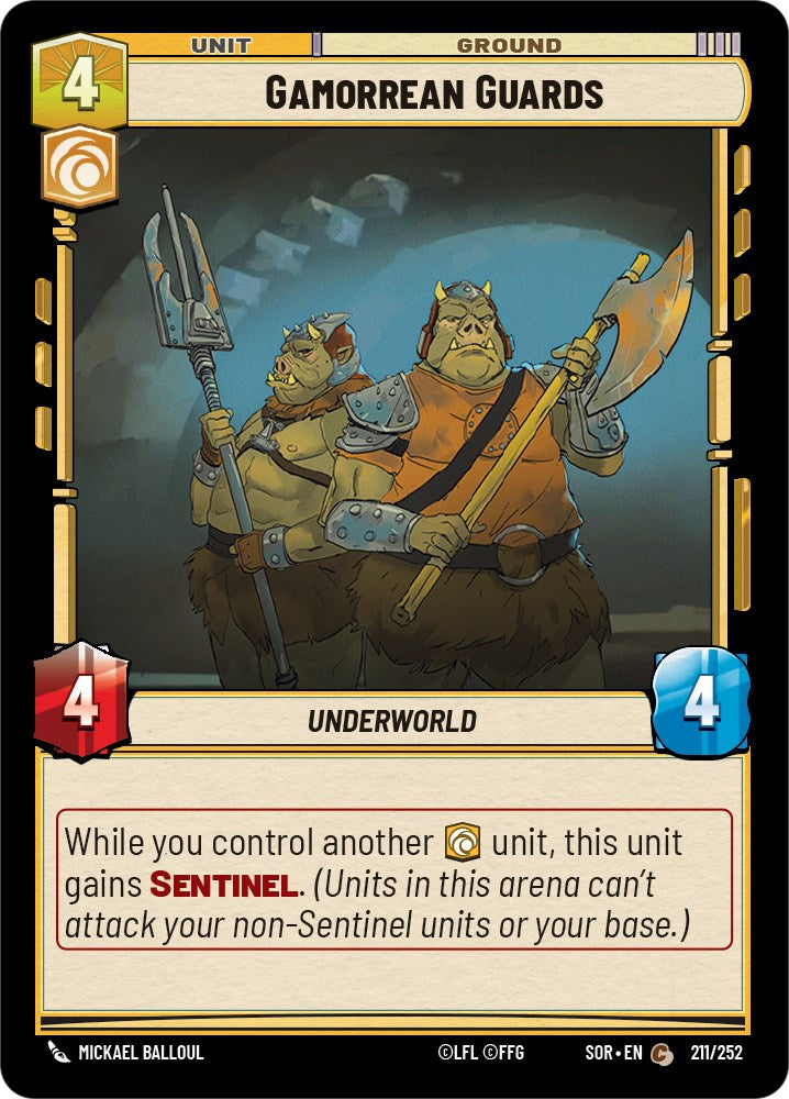 Gamorrean Guards (211/252) [Spark of Rebellion] | Jomio and Rueliete's Cards and Comics