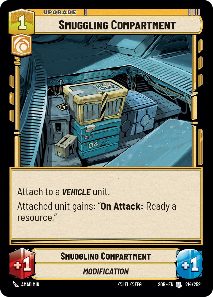 Smuggling Compartment (214/252) [Spark of Rebellion] | Jomio and Rueliete's Cards and Comics