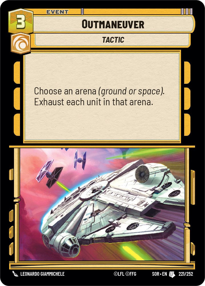 Outmaneuver (221/252) [Spark of Rebellion] | Jomio and Rueliete's Cards and Comics