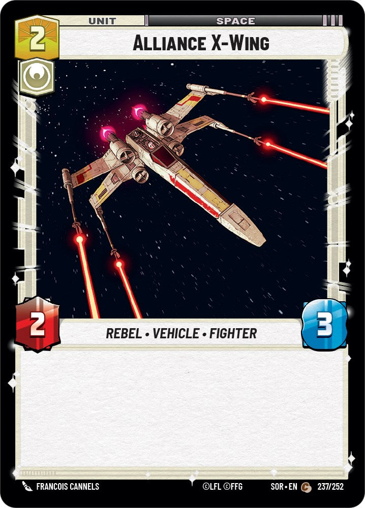 Alliance X-Wing (237/252) [Spark of Rebellion] | Jomio and Rueliete's Cards and Comics