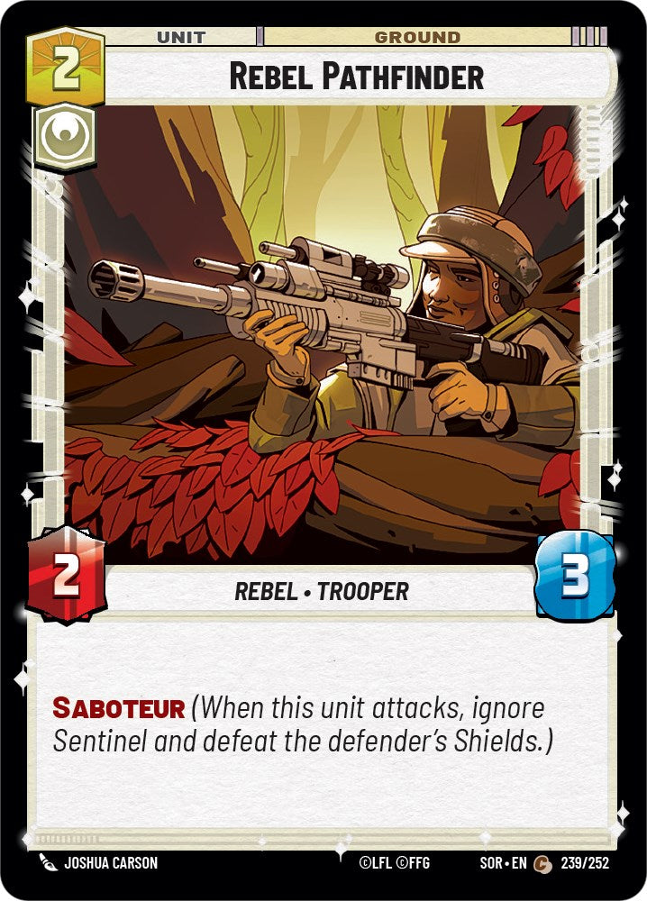 Rebel Pathfinder (239/252) [Spark of Rebellion] | Jomio and Rueliete's Cards and Comics