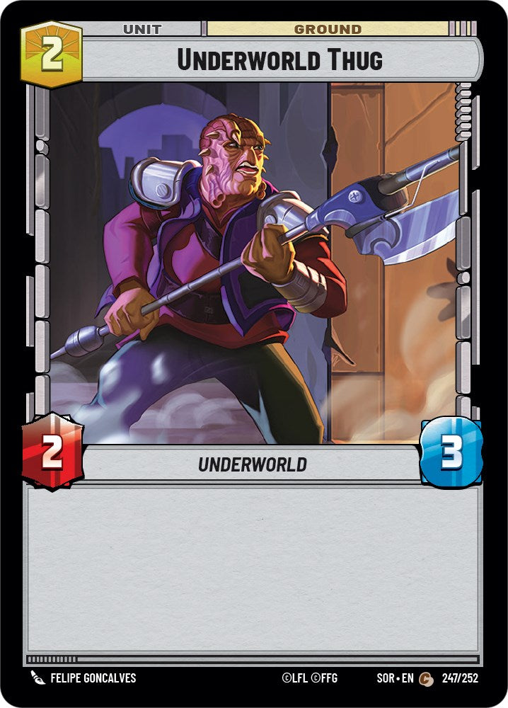 Underworld Thug (247/252) [Spark of Rebellion] | Jomio and Rueliete's Cards and Comics