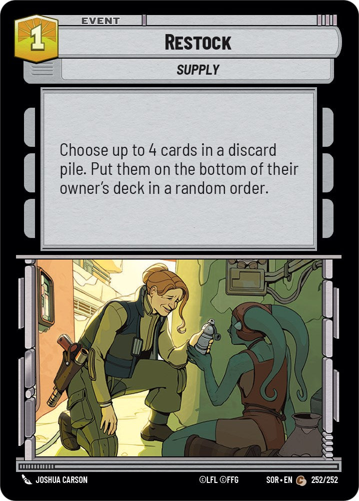 Restock (252/252) [Spark of Rebellion] | Jomio and Rueliete's Cards and Comics