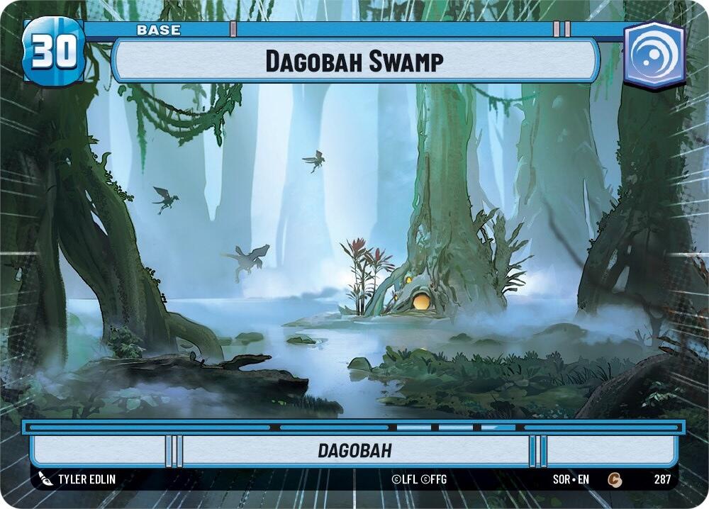 Dagobah Swamp (Hyperspace) (287) [Spark of Rebellion] | Jomio and Rueliete's Cards and Comics