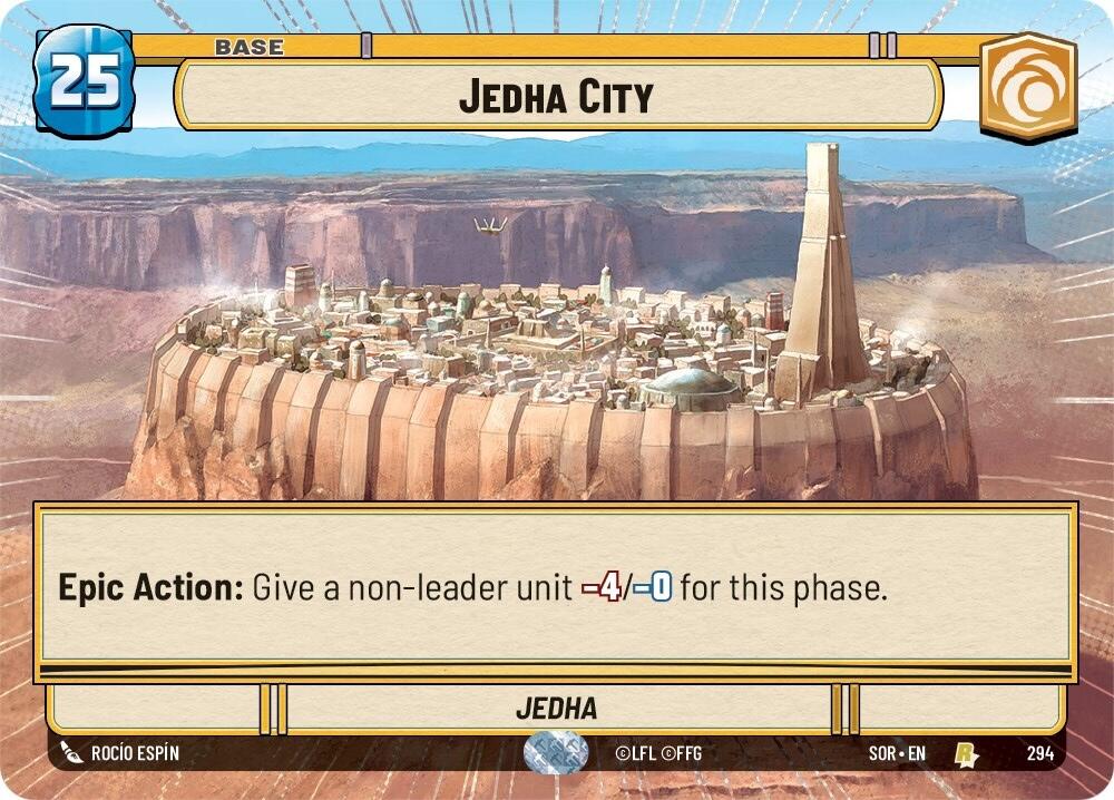 Jedha City (Hyperspace) (294) [Spark of Rebellion] | Jomio and Rueliete's Cards and Comics