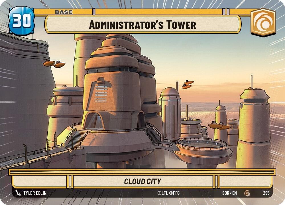Administrator's Tower (Hyperspace) (295) [Spark of Rebellion] | Jomio and Rueliete's Cards and Comics