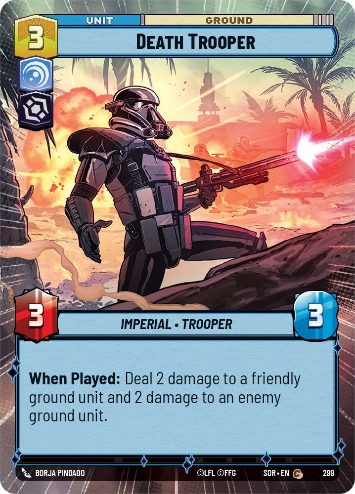 Death Trooper (Hyperspace) (299) [Spark of Rebellion] | Jomio and Rueliete's Cards and Comics