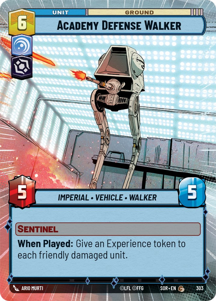 Academy Defense Walker (Hyperspace) (303) [Spark of Rebellion] | Jomio and Rueliete's Cards and Comics