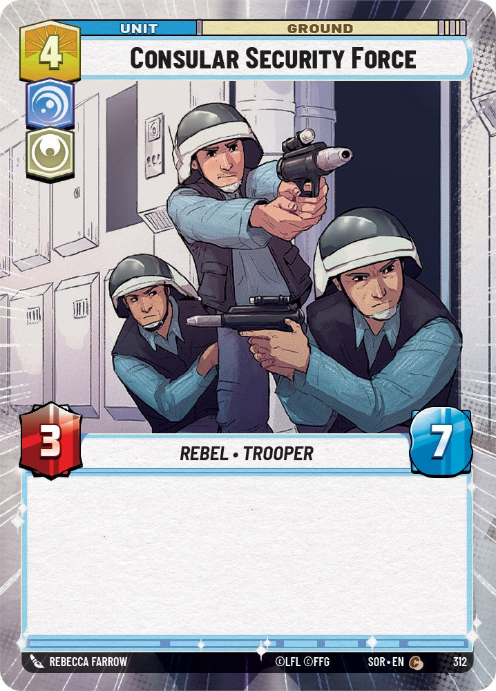 Consular Security Force (Hyperspace) (312) [Spark of Rebellion] | Jomio and Rueliete's Cards and Comics