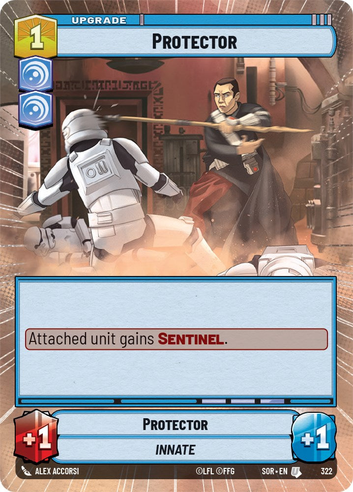 Protector (Hyperspace) (322) [Spark of Rebellion] | Jomio and Rueliete's Cards and Comics