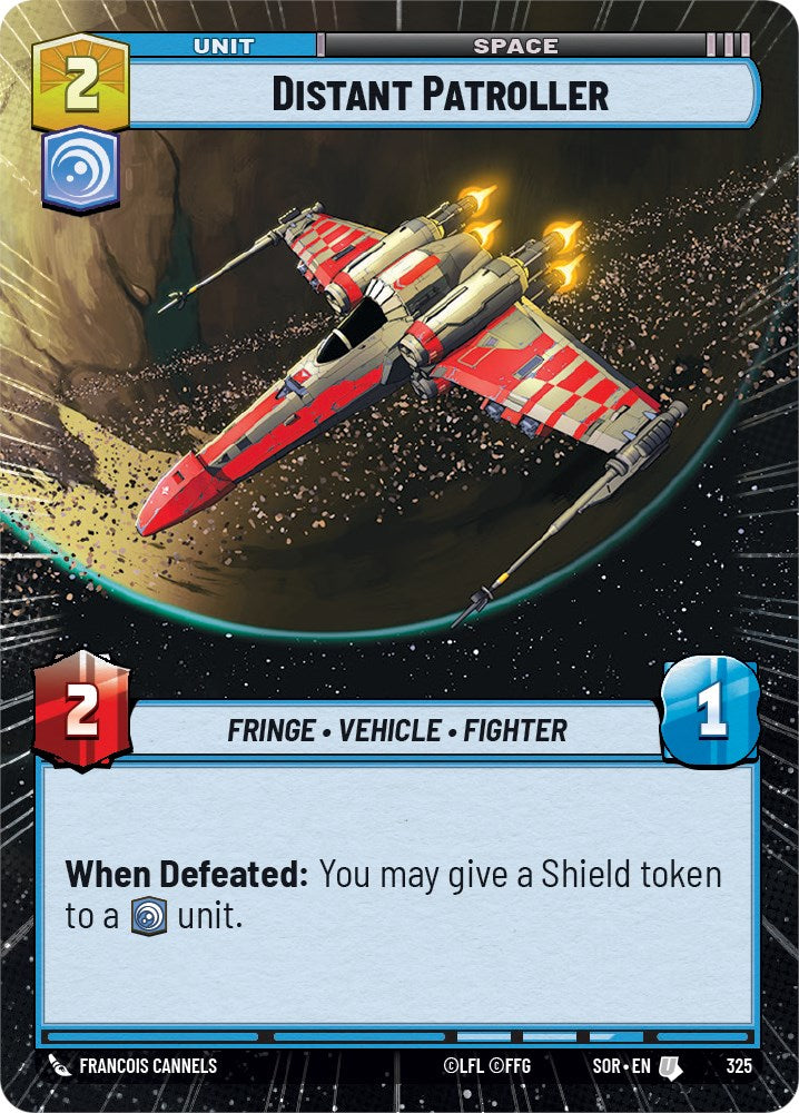 Distant Patroller (Hyperspace) (325) [Spark of Rebellion] | Jomio and Rueliete's Cards and Comics