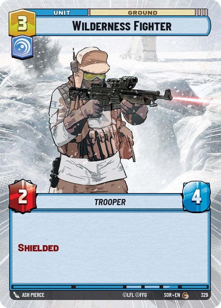 Wilderness Fighter (Hyperspace) (329) [Spark of Rebellion] | Jomio and Rueliete's Cards and Comics