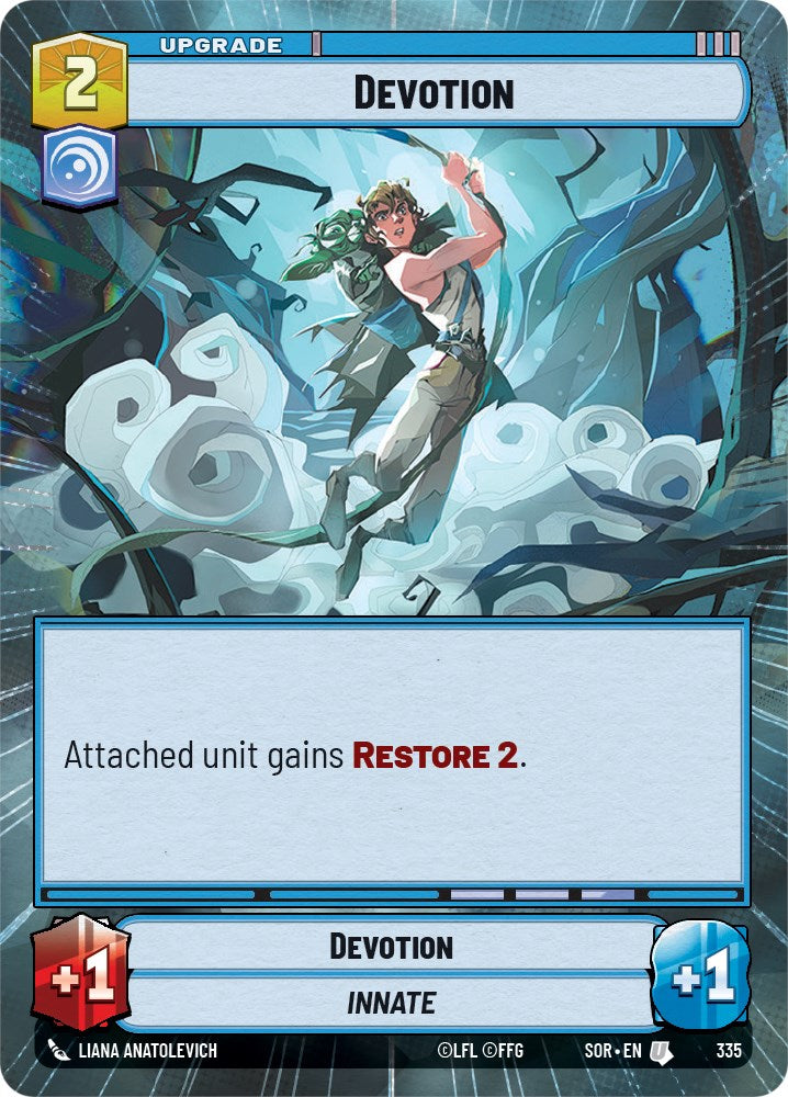 Devotion (Hyperspace) (335) [Spark of Rebellion] | Jomio and Rueliete's Cards and Comics