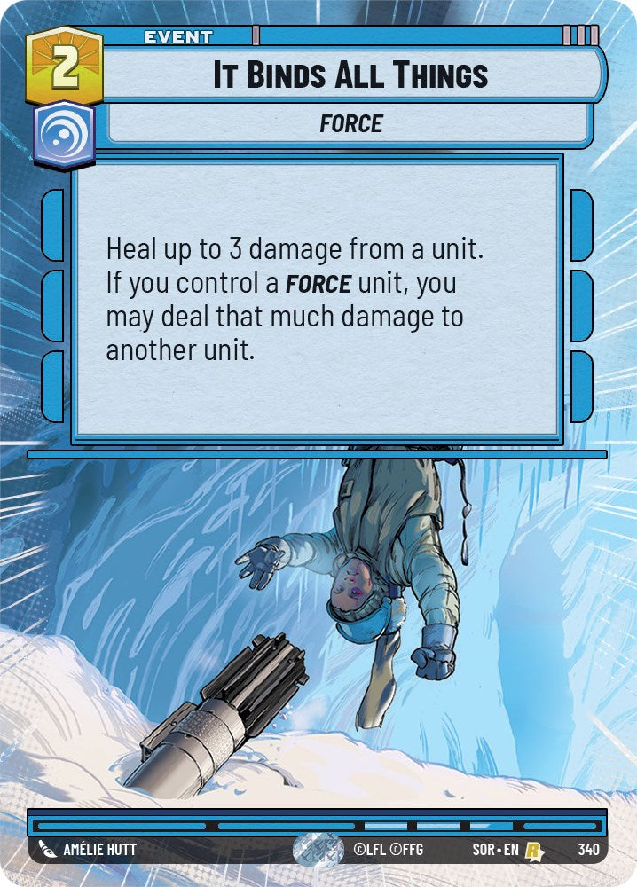 It Binds All Things (Hyperspace) (340) [Spark of Rebellion] | Jomio and Rueliete's Cards and Comics