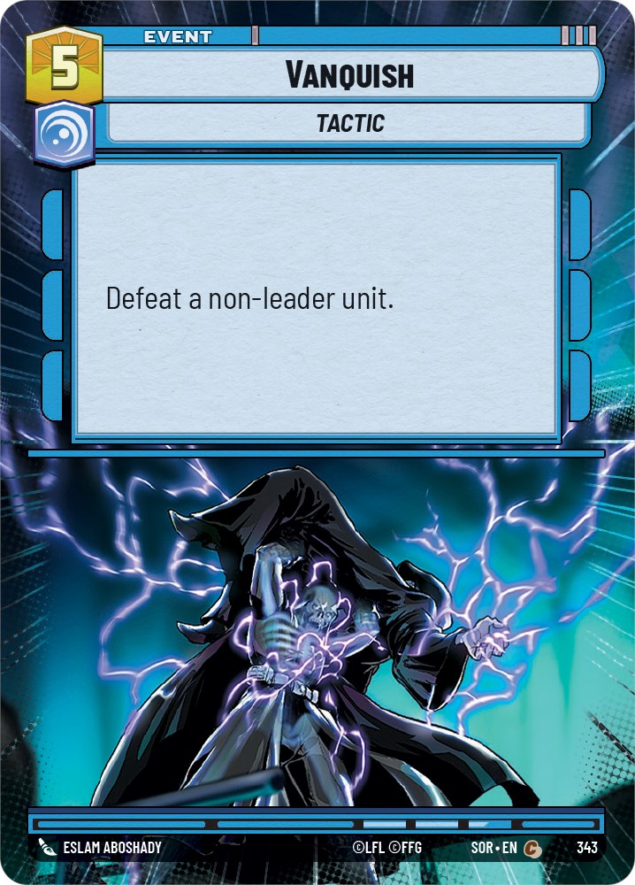 Vanquish (Hyperspace) (343) [Spark of Rebellion] | Jomio and Rueliete's Cards and Comics
