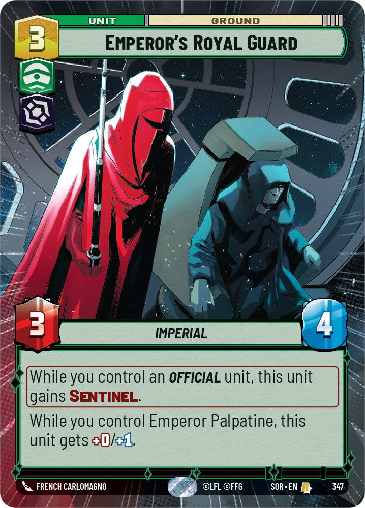 Emperor's Royal Guard (Hyperspace) (347) [Spark of Rebellion] | Jomio and Rueliete's Cards and Comics