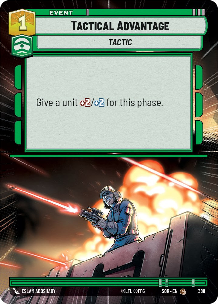 Tactical Advantage (Hyperspace) (388) [Spark of Rebellion] | Jomio and Rueliete's Cards and Comics