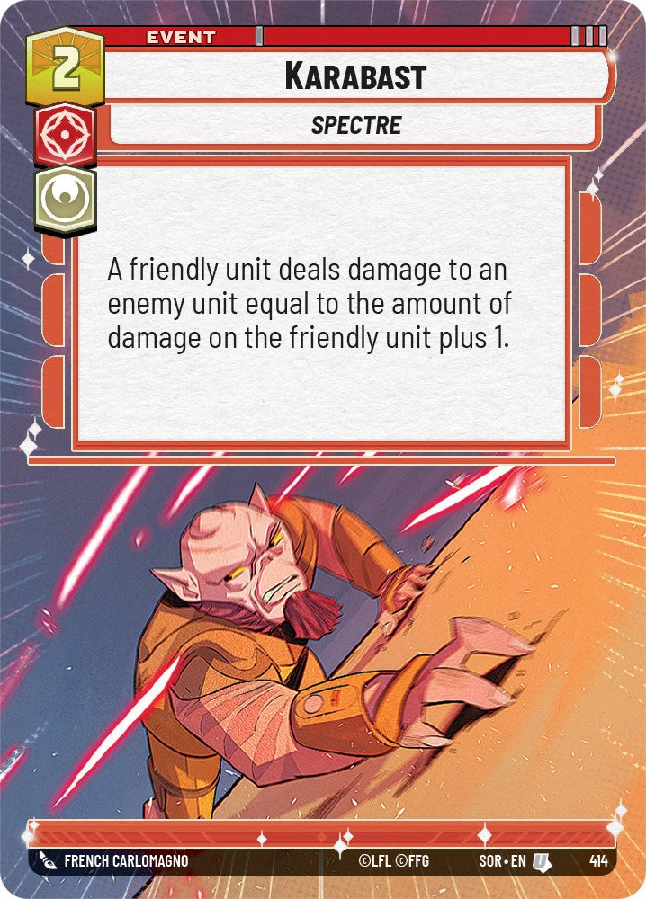 Karabast (Hyperspace) (414) [Spark of Rebellion] | Jomio and Rueliete's Cards and Comics