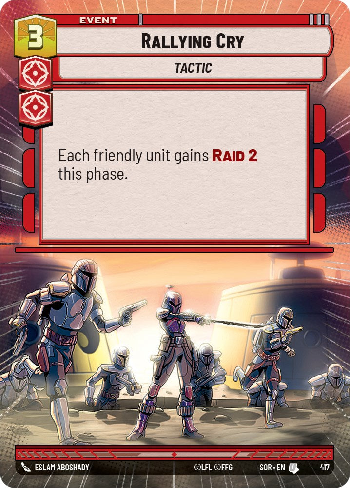 Rallying Cry (Hyperspace) (417) [Spark of Rebellion] | Jomio and Rueliete's Cards and Comics