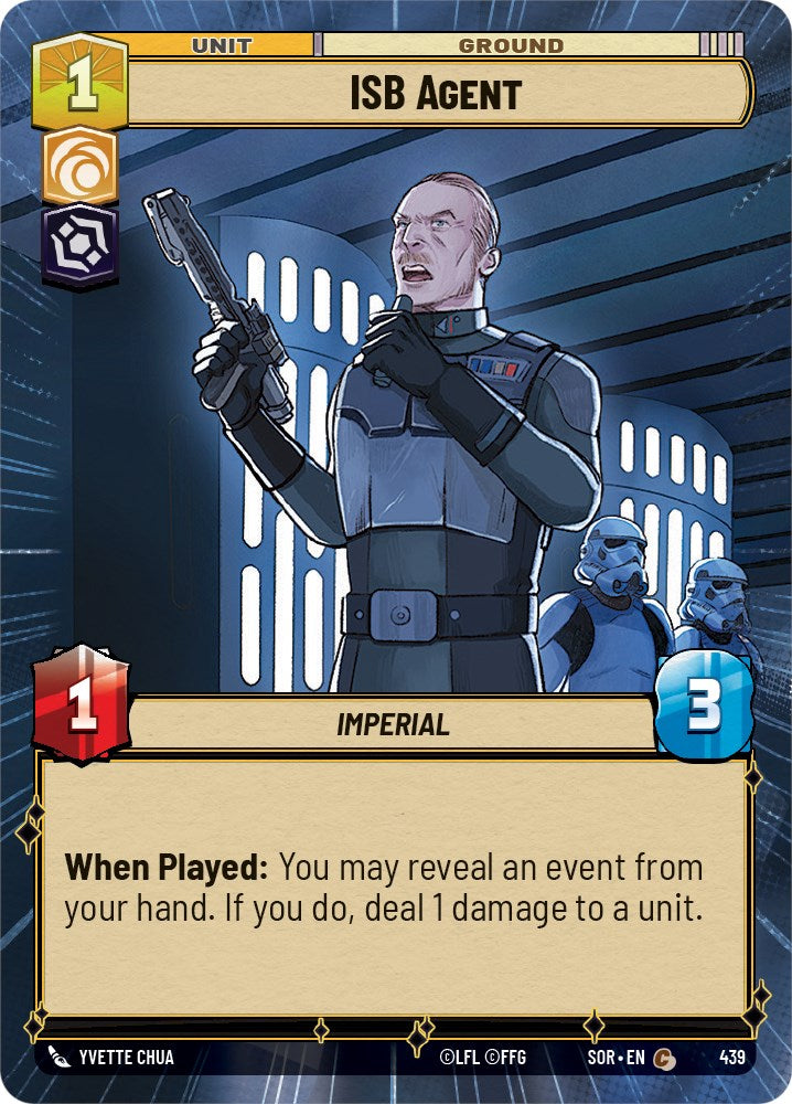 ISB Agent (Hyperspace) (439) [Spark of Rebellion] | Jomio and Rueliete's Cards and Comics