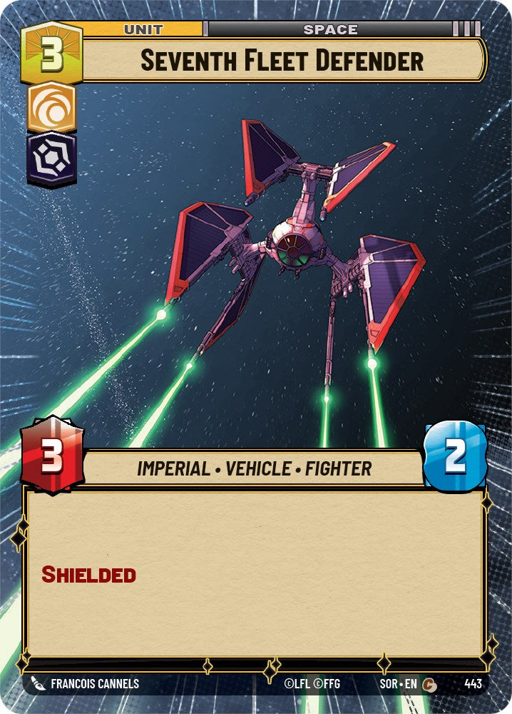 Seventh Fleet Defender (Hyperspace) (443) [Spark of Rebellion] | Jomio and Rueliete's Cards and Comics