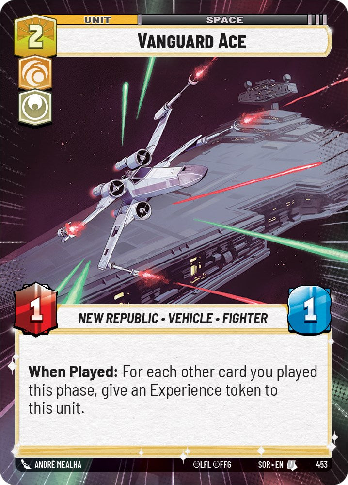 Vanguard Ace (Hyperspace) (453) [Spark of Rebellion] | Jomio and Rueliete's Cards and Comics