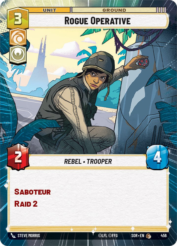 Rogue Operative (Hyperspace) (456) [Spark of Rebellion] | Jomio and Rueliete's Cards and Comics