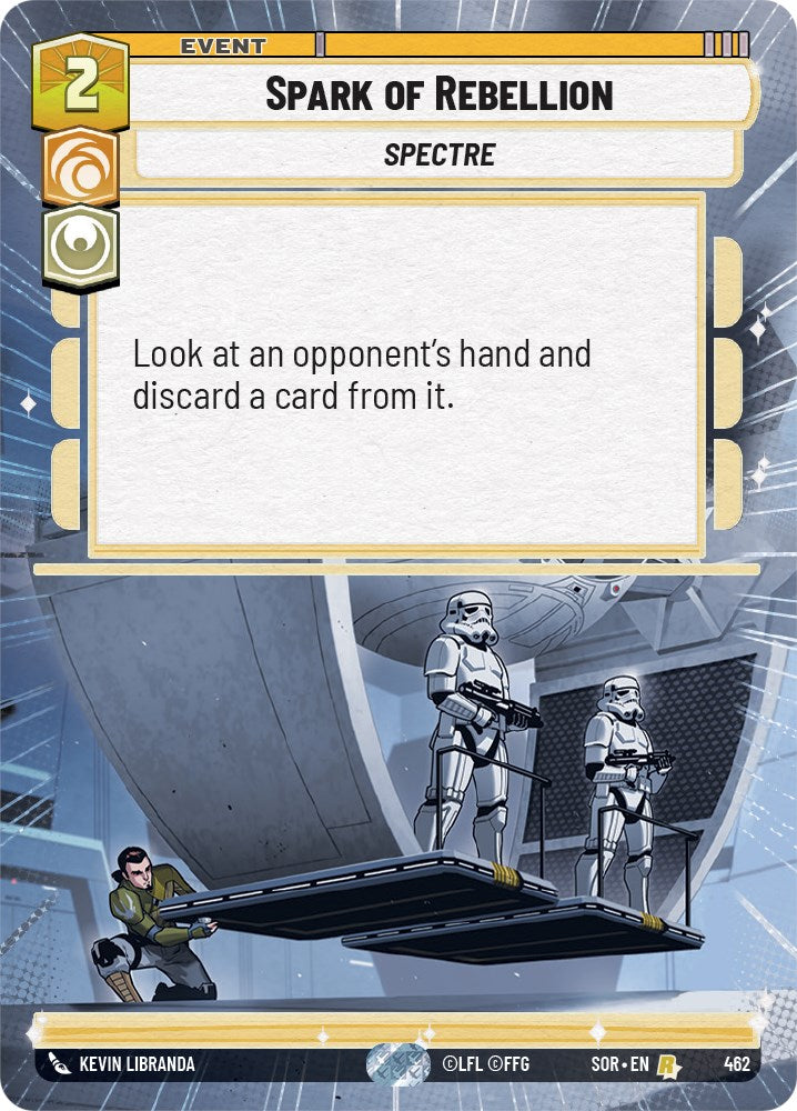 Spark of Rebellion (Hyperspace) (462) [Spark of Rebellion] | Jomio and Rueliete's Cards and Comics