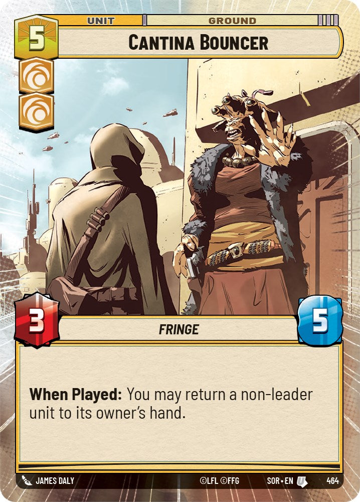 Cantina Bouncer (Hyperspace) (464) [Spark of Rebellion] | Jomio and Rueliete's Cards and Comics