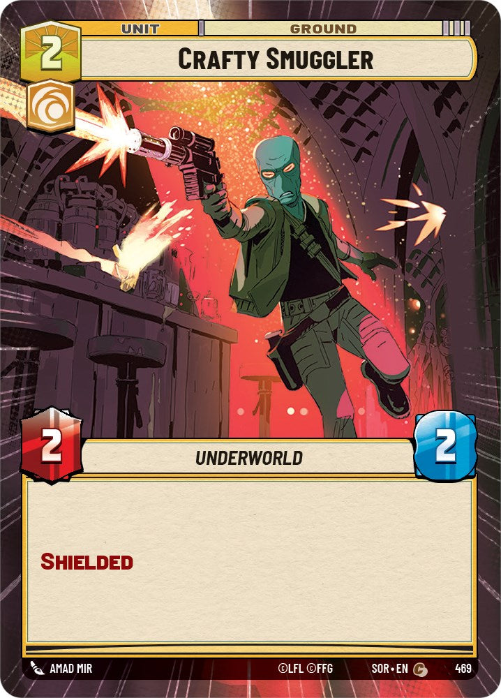 Crafty Smuggler (Hyperspace) (469) [Spark of Rebellion] | Jomio and Rueliete's Cards and Comics