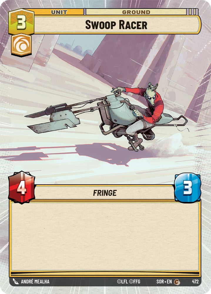 Swoop Racer (Hyperspace) (472) [Spark of Rebellion] | Jomio and Rueliete's Cards and Comics