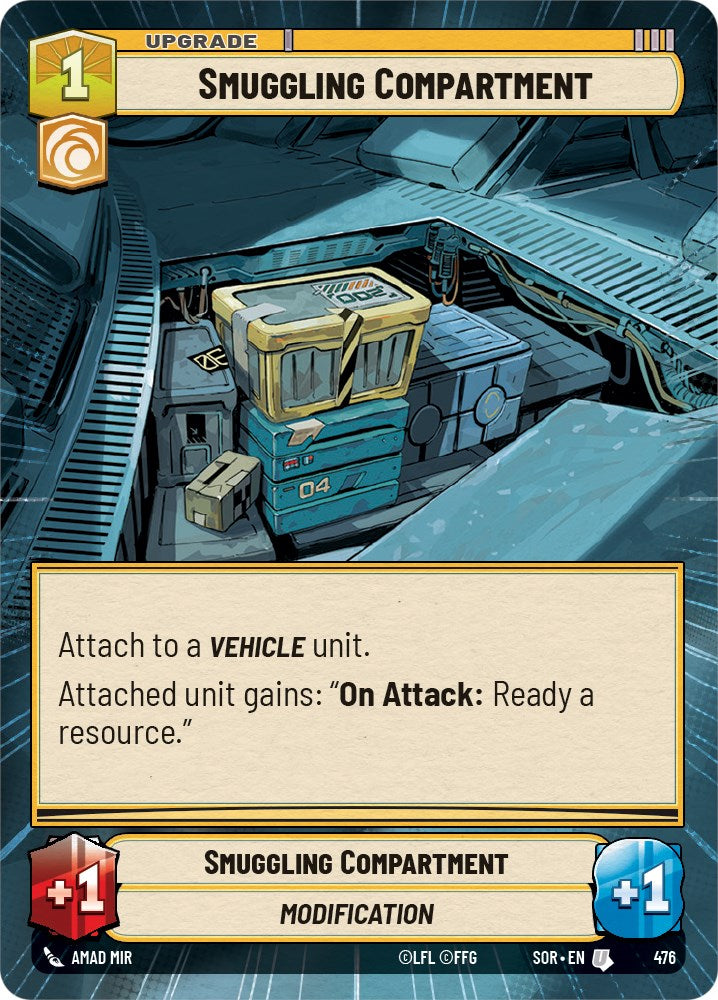 Smuggling Compartment (Hyperspace) (476) [Spark of Rebellion] | Jomio and Rueliete's Cards and Comics