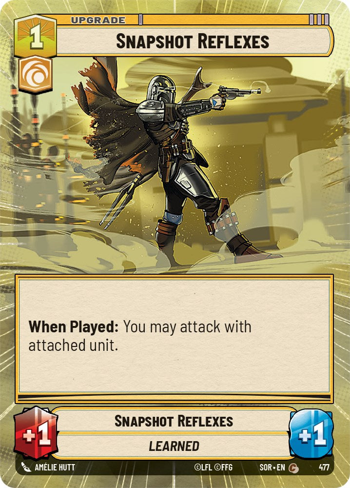 Snapshot Reflexes (Hyperspace) (477) [Spark of Rebellion] | Jomio and Rueliete's Cards and Comics