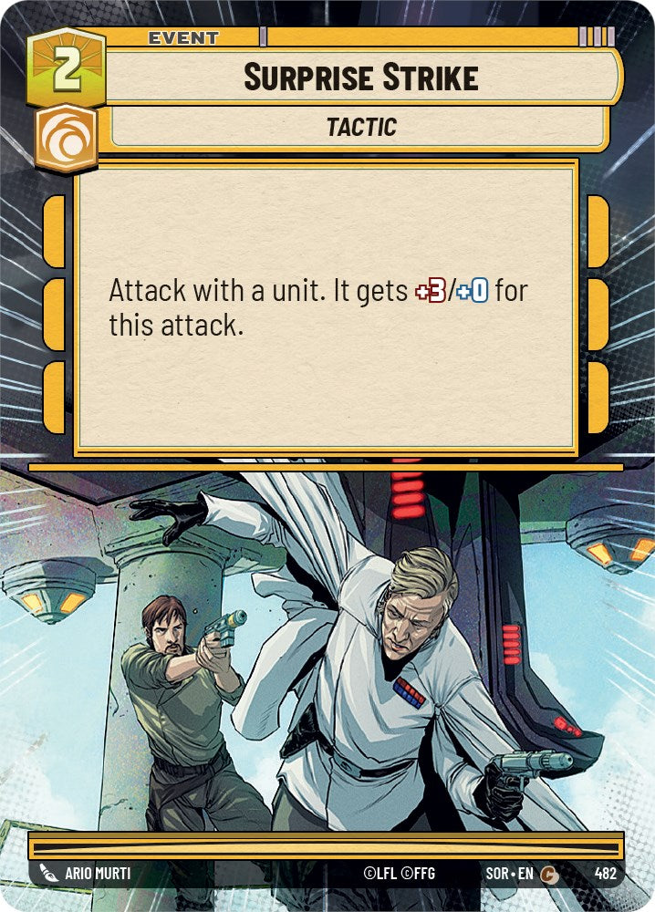 Surprise Strike (Hyperspace) (482) [Spark of Rebellion] | Jomio and Rueliete's Cards and Comics